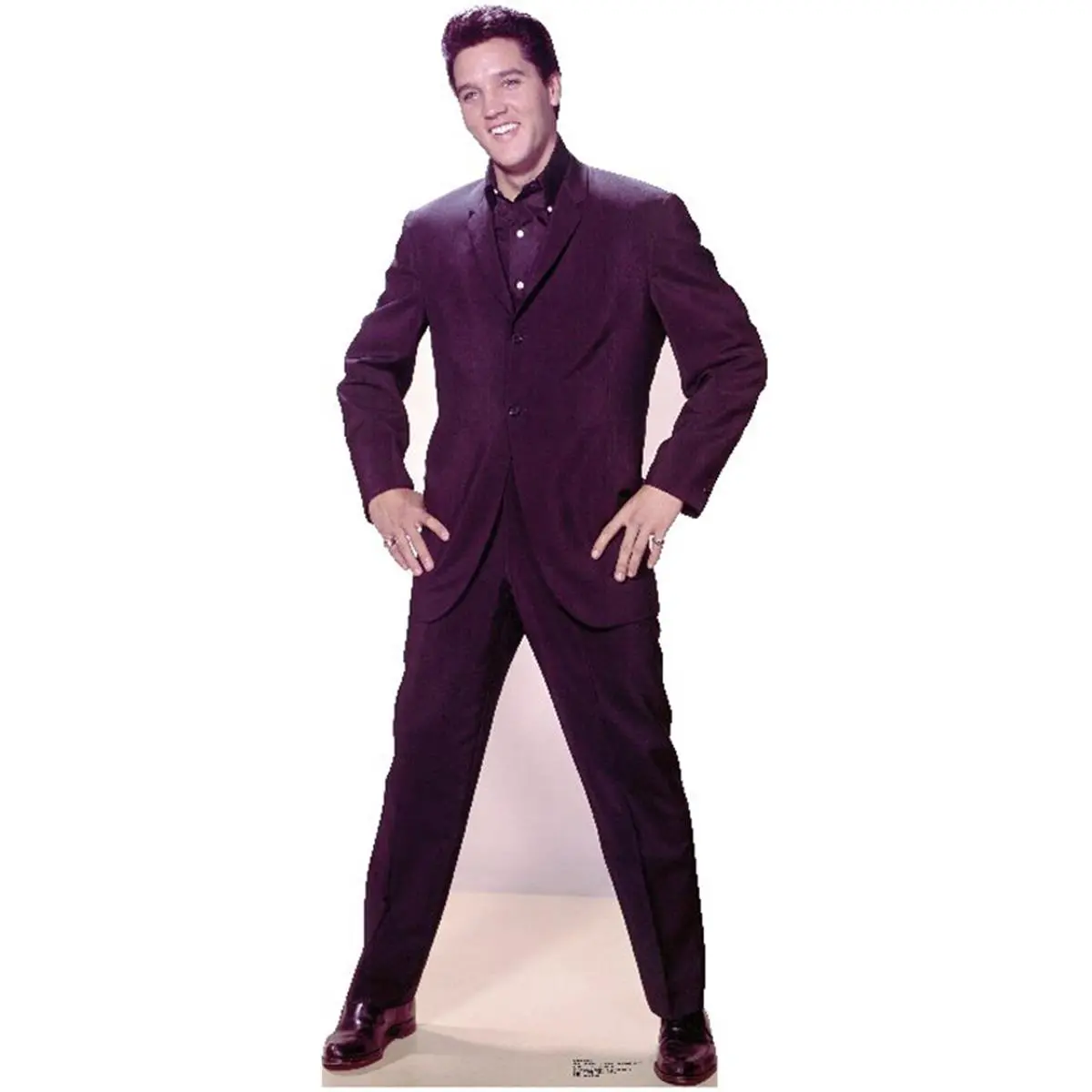 212 MAIN Life-Size Elvis Pose Cardboard Cutout - Solid Corrugated Card, Wall-Mountable, Stand-Mounting Home Decor Accent, 73" H x 30" W Home Supplies