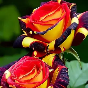 200pcs Rare Rose 'Firebird' Seeds for Garden Beds Borders or Pots Classic Traditional Roses for Home Gardening