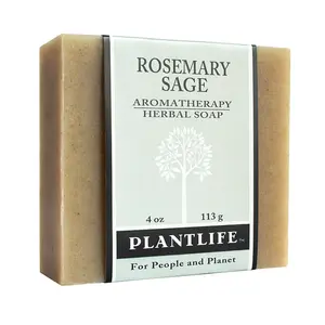 Plantlife Rosemary Sage Soap – Natural Herbal Body Bar, Handmade & Plant-Based