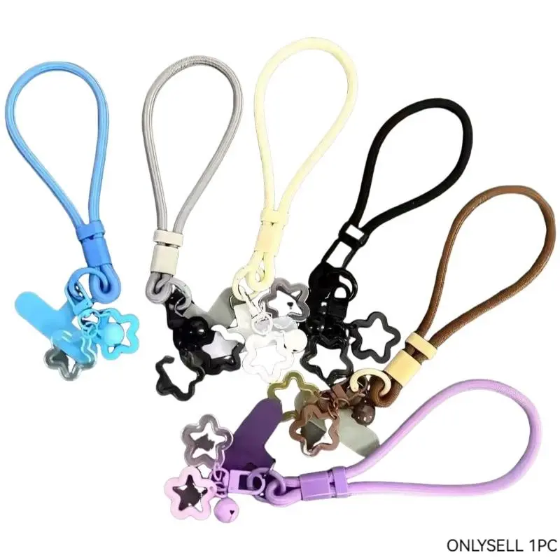 Short Star Phone Lanyard, Cute Keychain Design, Durable Material, Perfect for Daily Use, Stylish Accessory for All Smartphones, Phone Charm, Mobile Phone Chain, Phone Accessories