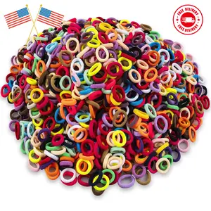 400 PCS Baby Hair Ties – No Damage Elastic Ponytail Holders