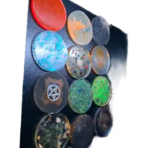 Decorative Coasters - Set of 12 Unique Designs with Vibrant Colors and Patterns for Home Decor