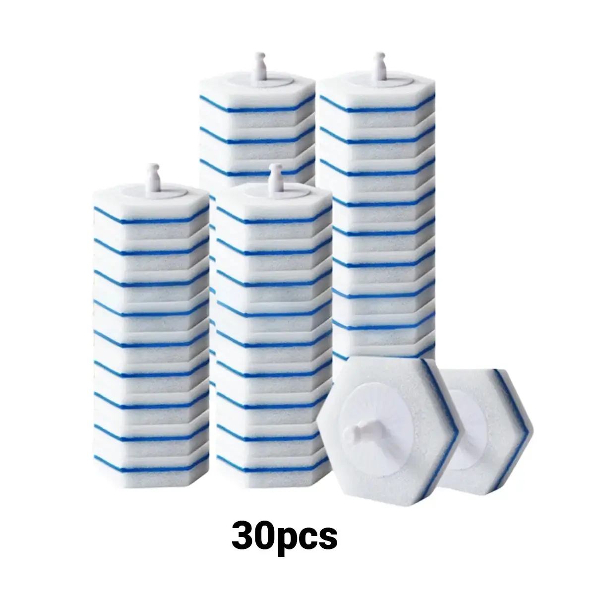 Compatible with Clorox Tilet wand refills- Disposable Set Toilet Cleaning Tool 10pc 30pc 50pc 100pc