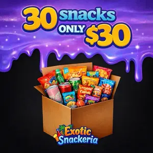 30 Snacks – International Candy, Chips, Drinks & Cookies