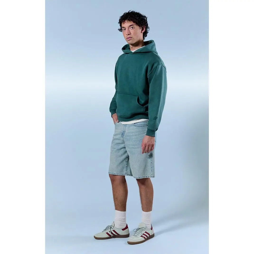 Pacsun Men's Parker Baggy Jean Shorts Light Blue Tint