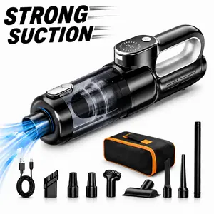Cordless Handheld Vacuum Cleaner - 2-in-1 High Power Suction & Air Blower, Portable USB Rechargeable Portable Car Vacuum for Car, Home Cleaning