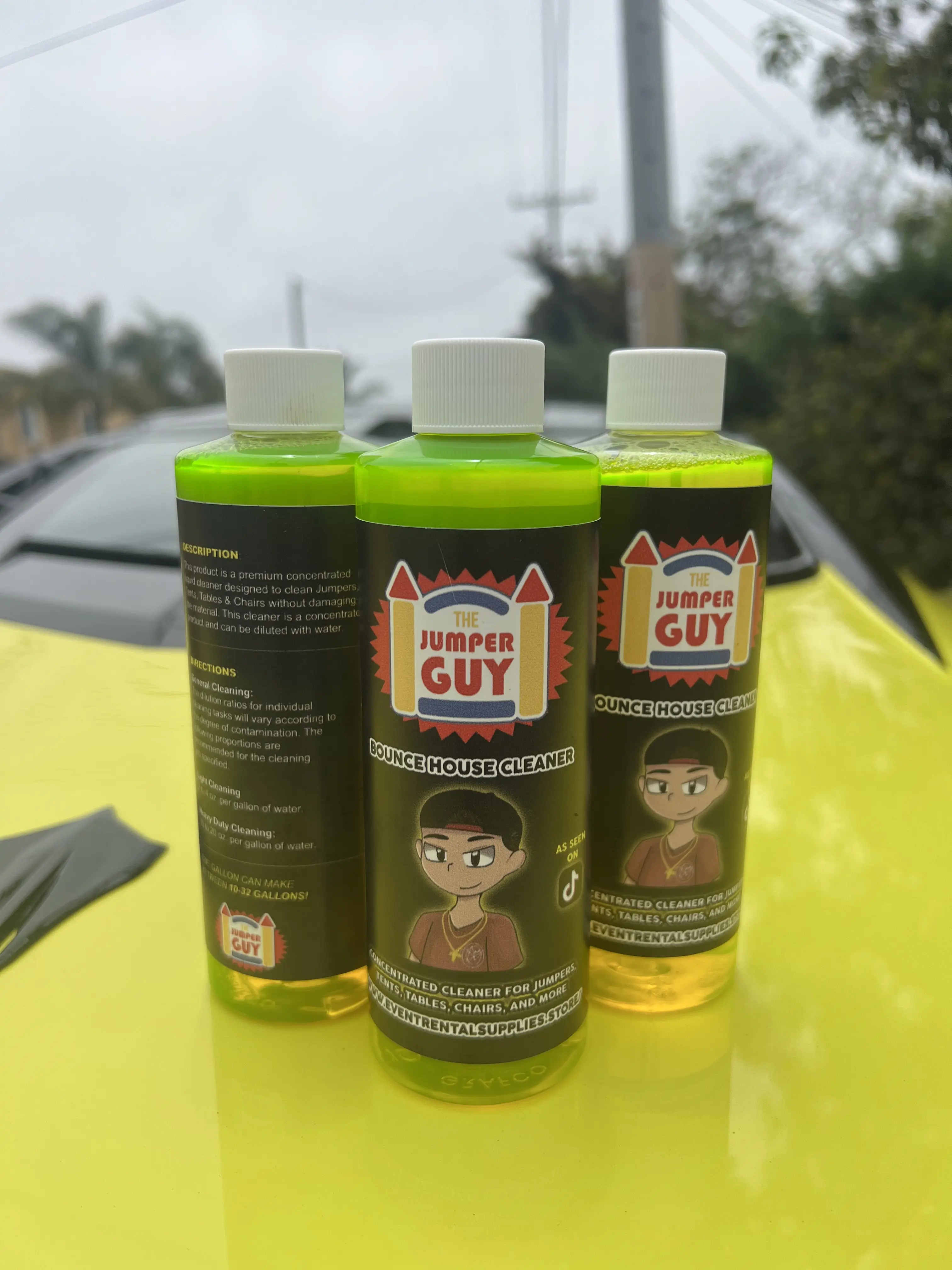 4- 8oz concentrate All purpose cleaning bottles