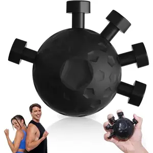 Arm Builder Hand & Forearm Strength Ball, Finger Grip Exerciser, Wrist Strengthener, Guitar Finger Trainer, Grip Strength Trainer, Hand Squeezer, Strength Training Accessory, Home Training Equipment, Home Workout Equipment
