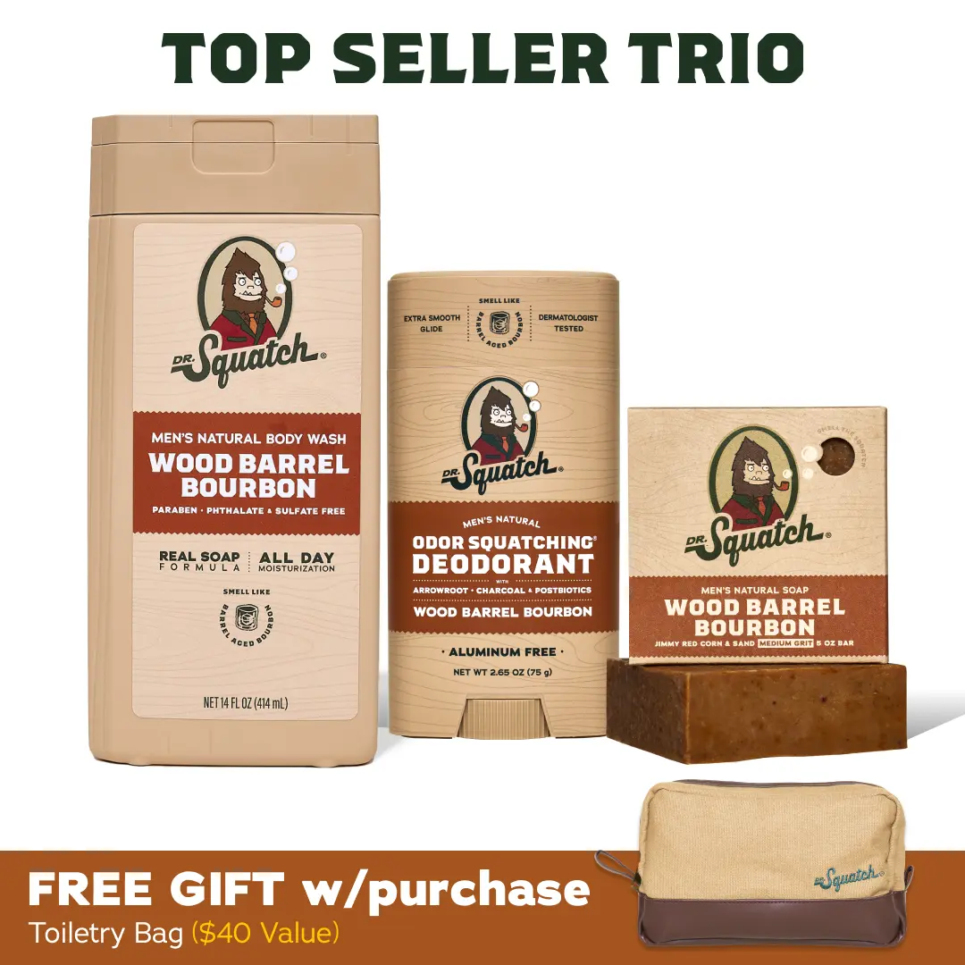 Soap, Deo, Body Wash + FREE Gift! | Mens Gifts | Dr. Squatch Soap, Deo, Body Wash + FREE Gift! | Mens Gifts | Dr. Squatch