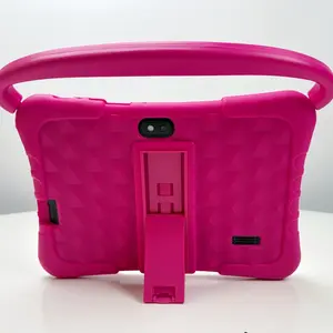 7-Inch Kids Tablet, Android Os, Dual Camera, Quad-Core Processor, 5g WiFi Bluetooth-compatible, Shockproof Case, Perfect Gift for Ages 3+