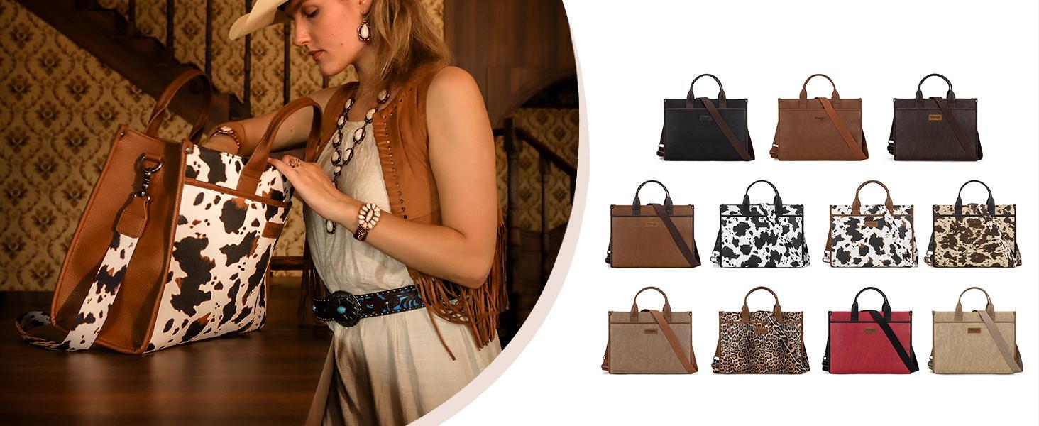 Wrangler Laptop Tote Bag for Women,15.6inch Carry All Work Laptop BagTote Bag with Water Bottle Bag Holder Nurse Bag Travel Essentials