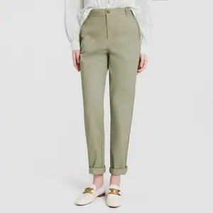 Women's Mid-Rise Side Tape Straight Leg Chino Pants - Universal Thread