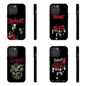 Slipknot Phone Case, Heavy Metal Band Collage Cover, Rock Fan Gift Custom Fit for iPhone 17, 16, 15, 14, 13, 12, 11 Pro Max Plus, stylish protective Maggot Core Nu Metal Aesthetic Impact Defender Case