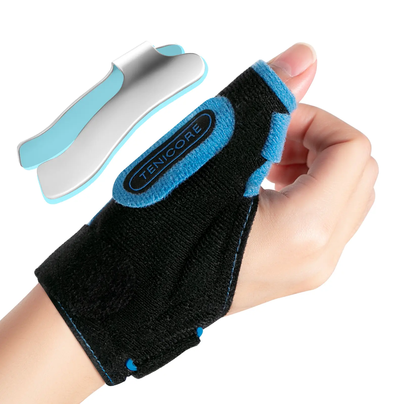 Thumb Brace for Pain Relief, Adjustable Thumb Splint Support for CMC Joint & Arthritis, Wrist & Thumb Stabilizer for Trigger Finger, Carpal Tunnel & Hand Strain