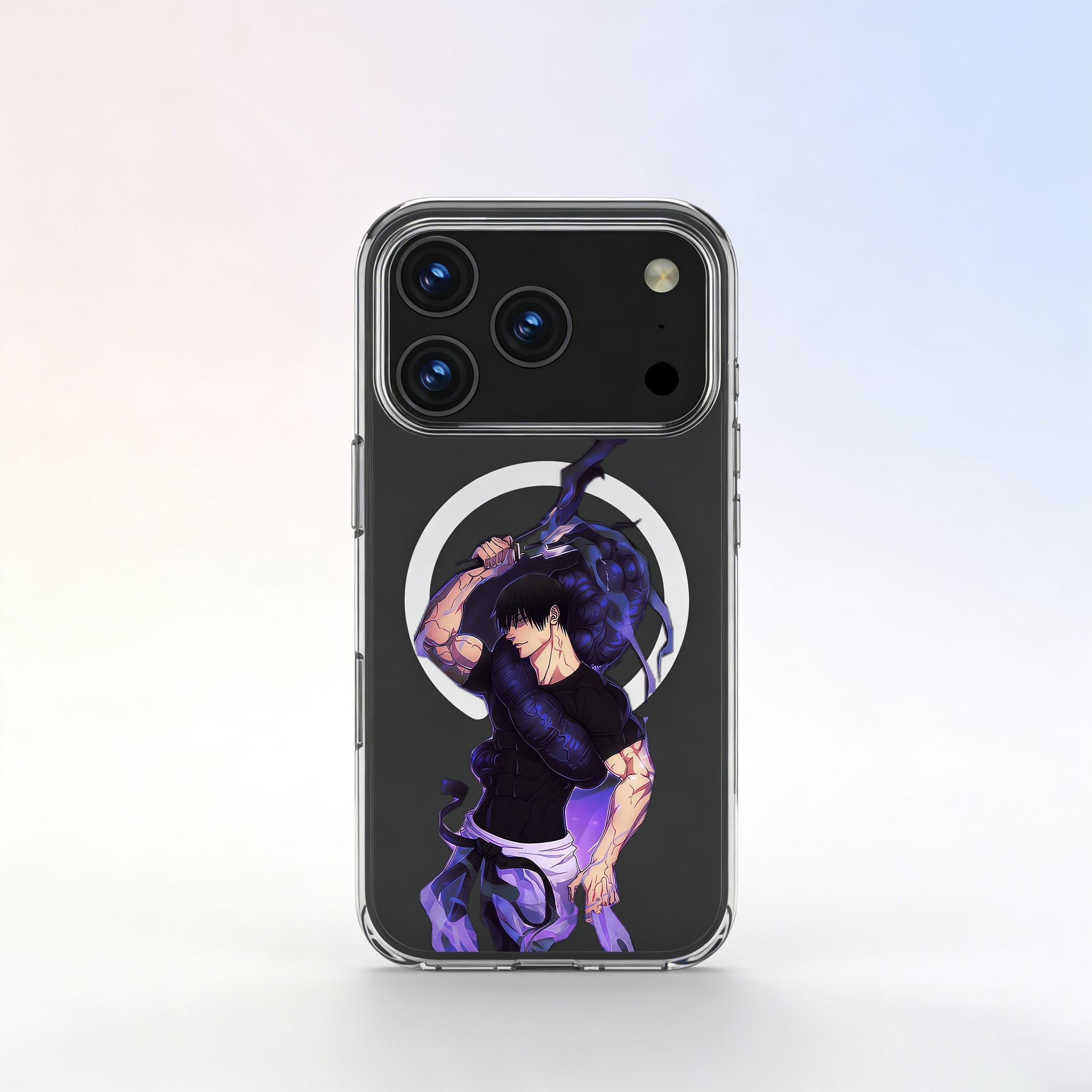 Magnetic phone case featuring the anime "Jujutsu Kaisen" for iPhone 17, 16, 15, 14, 13, 12, and 11 - Stylish design, the perfect holiday gift for fans!