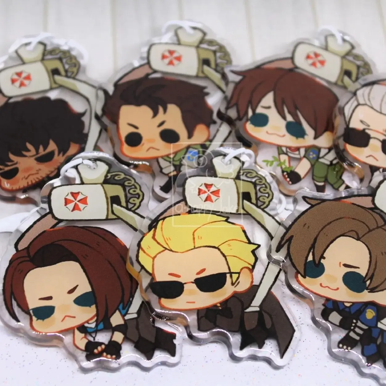 7 ops Claw machine - Resident Evil Acrylic Keychains