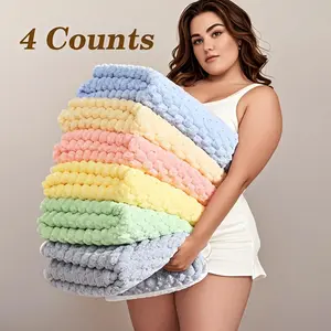 Colorful Bath Towel Set, Shower Towels, 4 Counts/set Soft Quick Drying Bath Towel, Suitable for Bathroom, Beach, Hotel, Camping, Gym, Spa