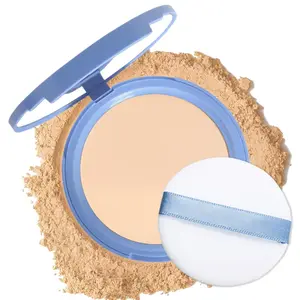 Oil Control Matte Perfection Face Powder Compact, Matte Smooth Flawless Setting Powder Makeup, 0.35Oz (02 Natural Beige)