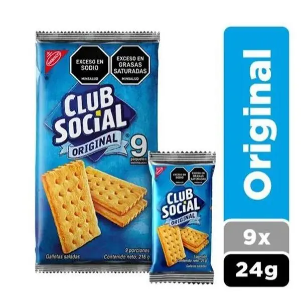 Galletas CLUB SOCIAL original x9und (216 gr)