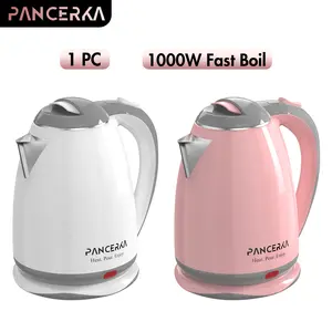 PANCERKA Pink Electric Kettle 1.8L, 1000W Rapid Boiling Kettle with Auto Shut-Off and Dry-Boil Protection, Electric Kettle for Home Kitchen and Office Use
