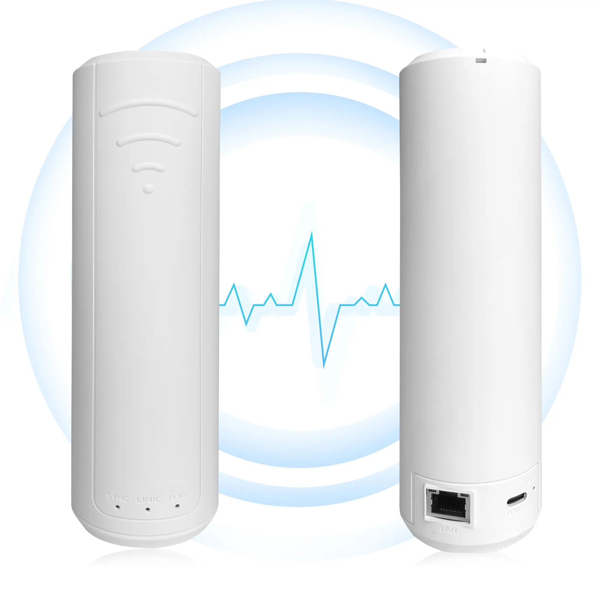 WiFi HaLow Extender,802.11ah,Wi-Fi Halo, Up to16Mbps,1500 feet | Broader Coverage Than Ever WiFi Extenders Signal Booster for Home | Internet Booster WiFi Repeater,1Transmitter+1Receiver