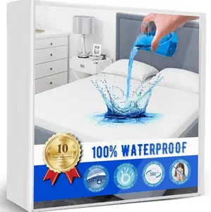 Twin Mattress Protector Waterproof Mattress Topper Cover Super Noiseless Soft & Breathable for Kids Bed Cover,Terry Twin Mattress Pad for Kids Pets Adults Fitted Bed Sheets Twin 39"X75" Artivestion