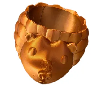 Hedgehog 3D Printed Organizer Planter - Unique  Design for Versatile Use as Organizer or Planter - Sturdy and Durable 3D Printed Material - Perfect for Gardeners and Decorators Large 4.25"  wide × 4.25 Tall.