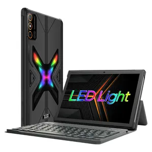 Fuffi Glowing Tablet PC 10.1 Inch 4g+64GB Android 10 Dual Sim Home Entertainment Office Octa-Core Processor 5000mah Battery