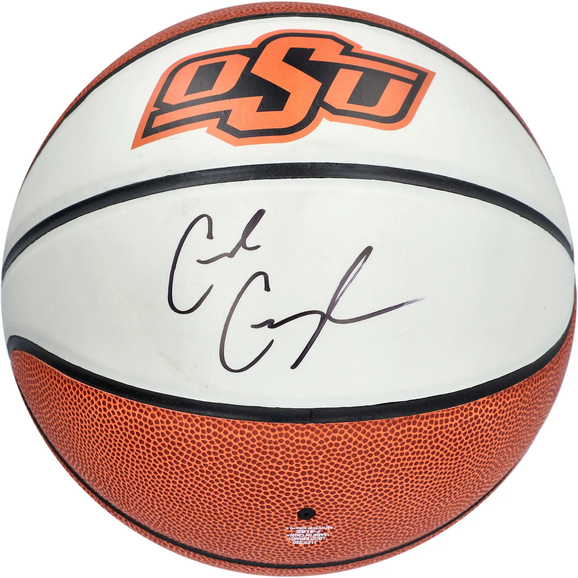 Cade Cunningham Oklahoma State Cowboys Autographed White Panel Basketball - Fanatics Authentic Certified