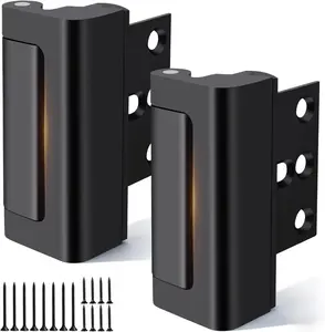 2 Pack Home Security Door Reinforcement Lock, Door Locks for Kids Safety Withstand 800 lbs, Child Proof Door Lock, Upgrade Door Locks for Front Door to Prevent Unauthorized Entry
