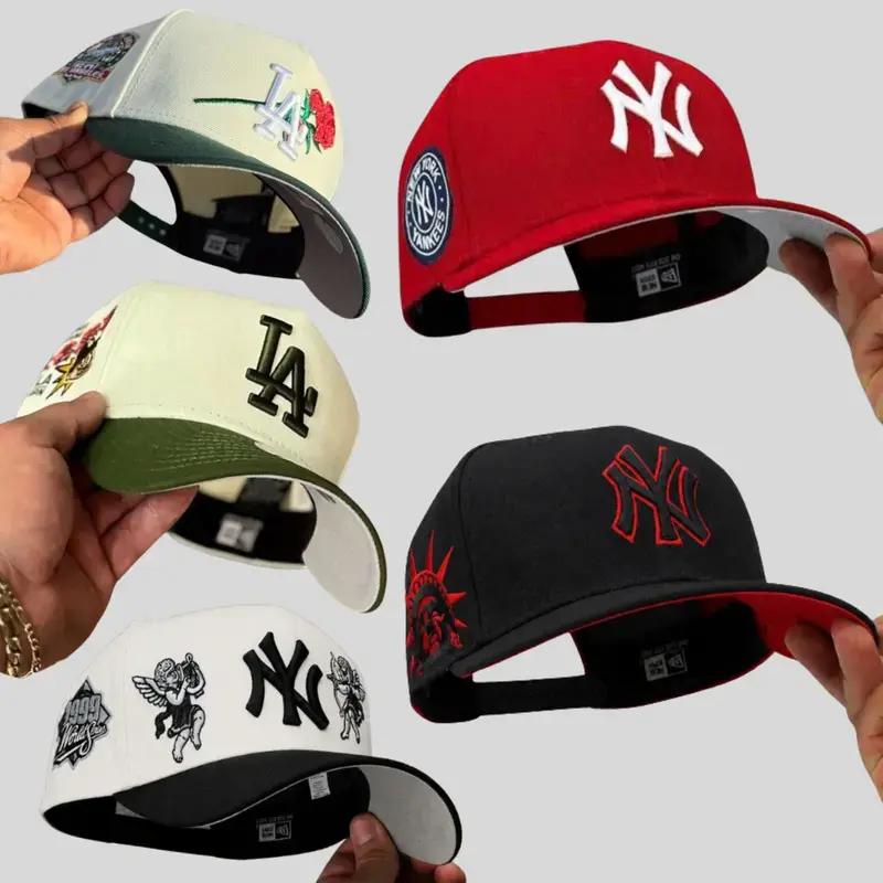 New Era MLB 9FORTY Snapback Cap - NY Yankees/LA Dodgers Anniversary Patch, Unisex Classic Sport Streetwear, Adjustable Collectible Sports Headwear