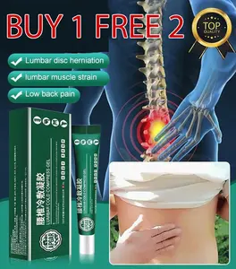 [Buy 1 Get 2 Free] Lumbar Spine Relief Gel 20g/20ml Cooling Soothing Analgesic Gel for Back Pain Relief Muscle Pain Sprains Neck Tension Alcohol Free Fast Absorbing Non Greasy Unisex
