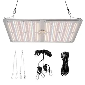 GAOMON 300W LED Grow Light Full Spectrum with Red & IR, Dimmable Quantum Board Plant Light for Indoor Plants Seedling, Veg and Bloom, 15.75×23.62in, 120V US Plug