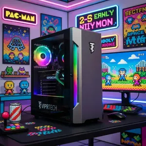 VIPRTECH Rebel 4.0 Gaming PC | AMD Ryzen 7 | RTX 4060 Ti 8GB | 16GB DDR4 | 1TB SSD