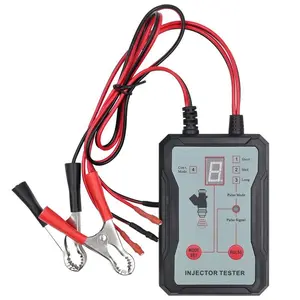 Fuel Injector Tester 12V Automotive Diagnostic Tool with 4 Pulse Modes LED Display for Car Motorcycle Nozzle Testing Essential for Professionals