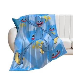 Halloween Gifts Blanket Poppy Playtime Blanket Warm for Sofa Bed Girls Boys style-23