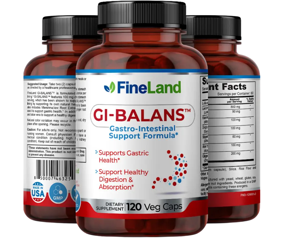 FineLand GI-BALANS Gastro-intestinal Support Formula, Supports Gastric Health, Support Healthy Digestion & Absorption Healthcare Natural