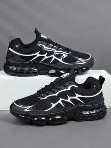 Men's Sporty Colorblock Sneakers, Breathable Mesh Upper & PU Material Sole, Trendy Casual Shoes for All Seasons, Casual Athletic Sneakers, Lightweight Casual Sneakers, Trendy Walking Sneaker, Trendy Fashion Sneaker