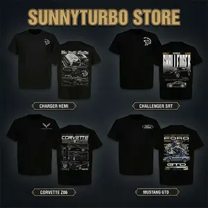 [Collection] American Muscle Car Tee, SRT Hellcat Charger And Challenger, Corvette Z06 And Mustang Shirt, Unisex Streetwear Cool Car Lover Gift, For Men, Top Menswear