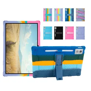 Case for Lenovo Xiaoxin Pad Pro 12.7 2025 12.7 Inch TB-375FC Silicone Stand Shockproof Tablet Back Cover