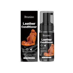 Leather Foam Cleaner, Daily Home Care Leather Cleaning Agent, Renovation Leather Cleaner, Essential for Leather Maintenance