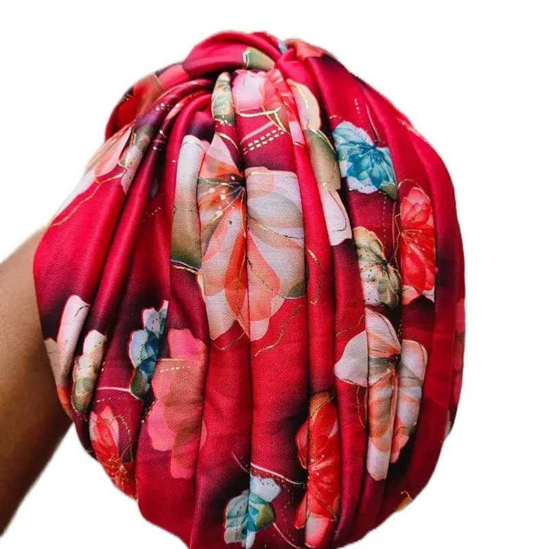 Premium Aladdin Print Turban Headpiece Headbands, Wrap-Around Hair Accessory for Fashion Enthusiasts, Wrap Around Headbands