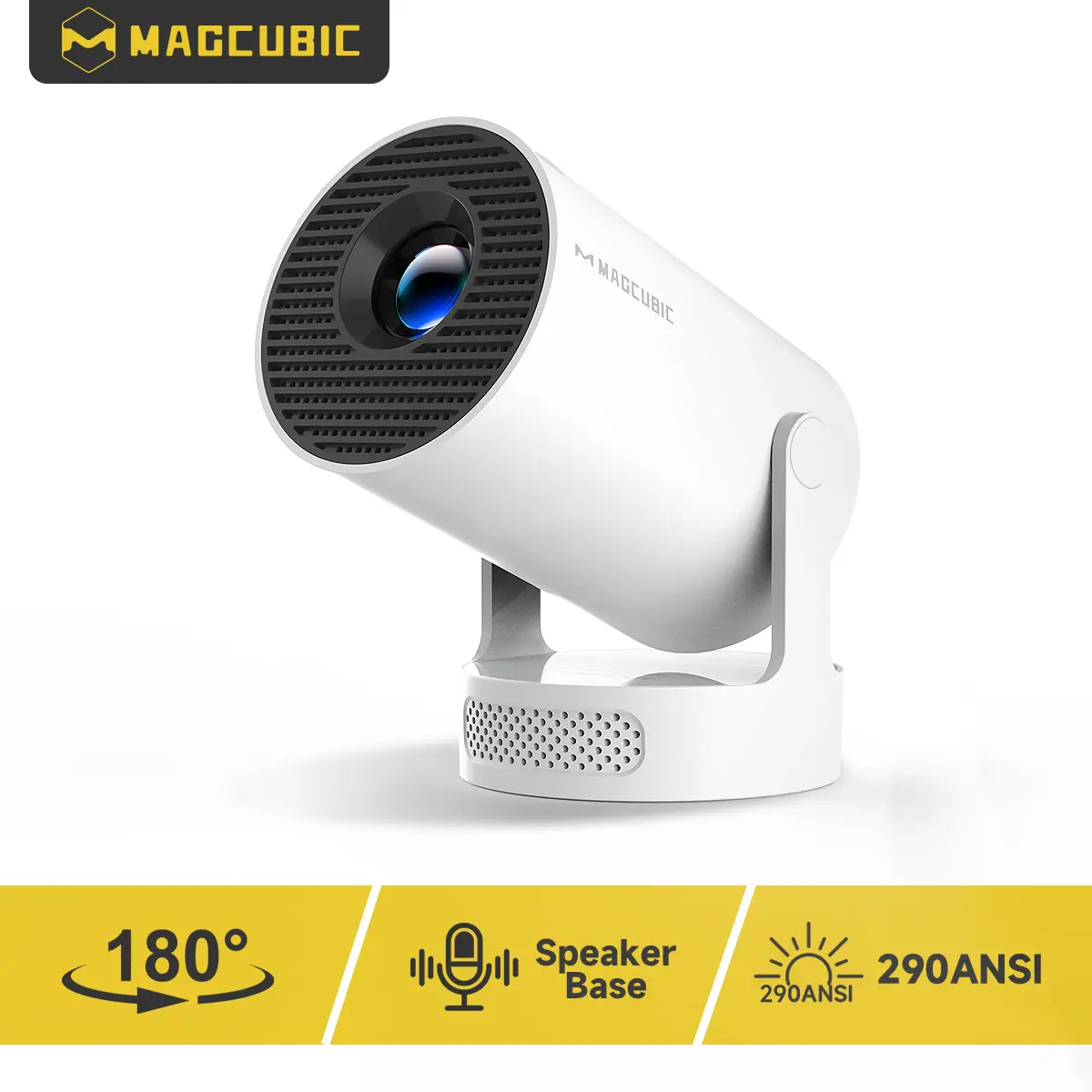 [US Warehouse] Magcubic HY300Pro+ Projector Android 14 Allwinner H726 8K 4K Videosource Supported  Native 1280*720P 290ANSI WIFI6 BT5.4 Built-in Speaker Home Cinema Portable Smart Upgraded HY300Pro Mini #SummerFinds #DealsForYouDays