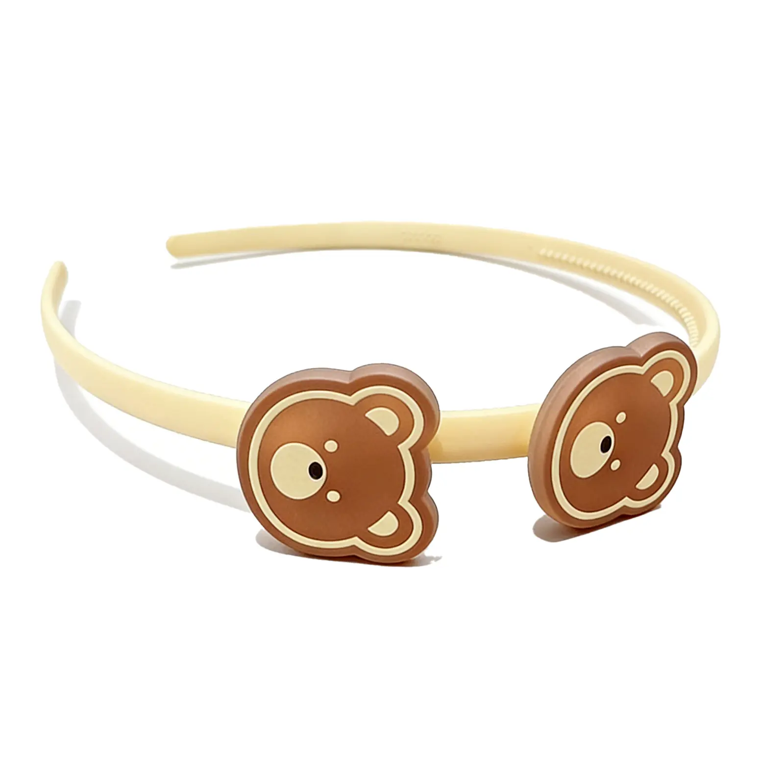Kids Bear Head Headband - Brown
