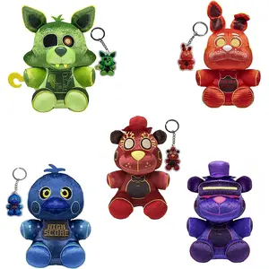 8" Fnaf Highscore Chica + Keychain, Radioactive Foxy, Livewire, System Error Bonnie, Vr Freddy
