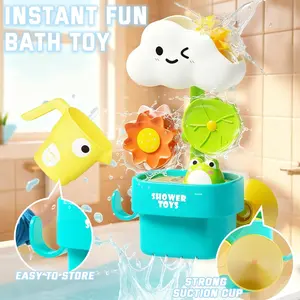 Baby Bath Toys Set for Infants & Toddlers, Interactive Water Play Toy, Safe Non-Toxic Design, Perfect Gift for Babies Ages 6+ Months，baby essentials，fidget toys，baby toys，baby shower games，sensory toys，baby bathtub toddler toys