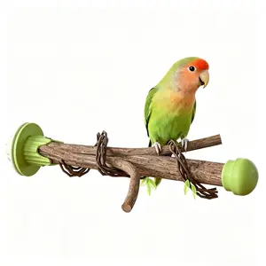 Artificial Branch Bird Perches for Cage,Parrot Perch Stand,Parakeet Climbing Standing Branches Toy for Canaries Budgies Lovebirds Conures Cockatiels