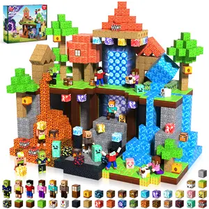 Magnetic Blocks-210PCS Magnetic Building Blocks for Kids, Educational & Creative Play, Stable & Easy Assembly, Perfect for Ages 3+
