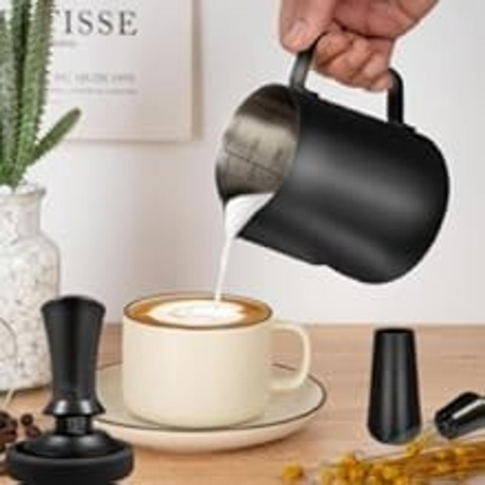 22 PCS 53mm Espresso Accessories Kit Barista Tamper Set with Frothing Pitcher WDT Tool Stirrer Tamper Mat Coffee Stencils Latte Art Pen 22 PCS 53mm Espresso Accessories Kit Barista Tamper Set with Frothing Pitcher WDT Tool Stirrer Tamper Mat Coffee Stencils Latte Art Pen