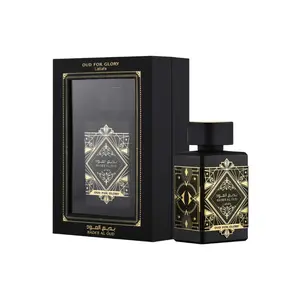 Lattafa Badee Al Oud Honor & Glory 100ml Men's Perfume - Single Item with Saffron, Patchouli, and Agarwood Notes